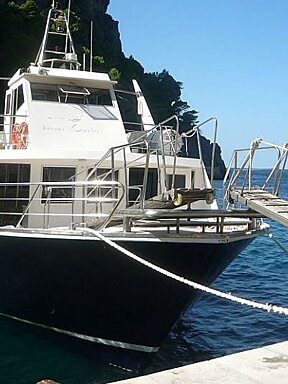 photo of a boat in the sea